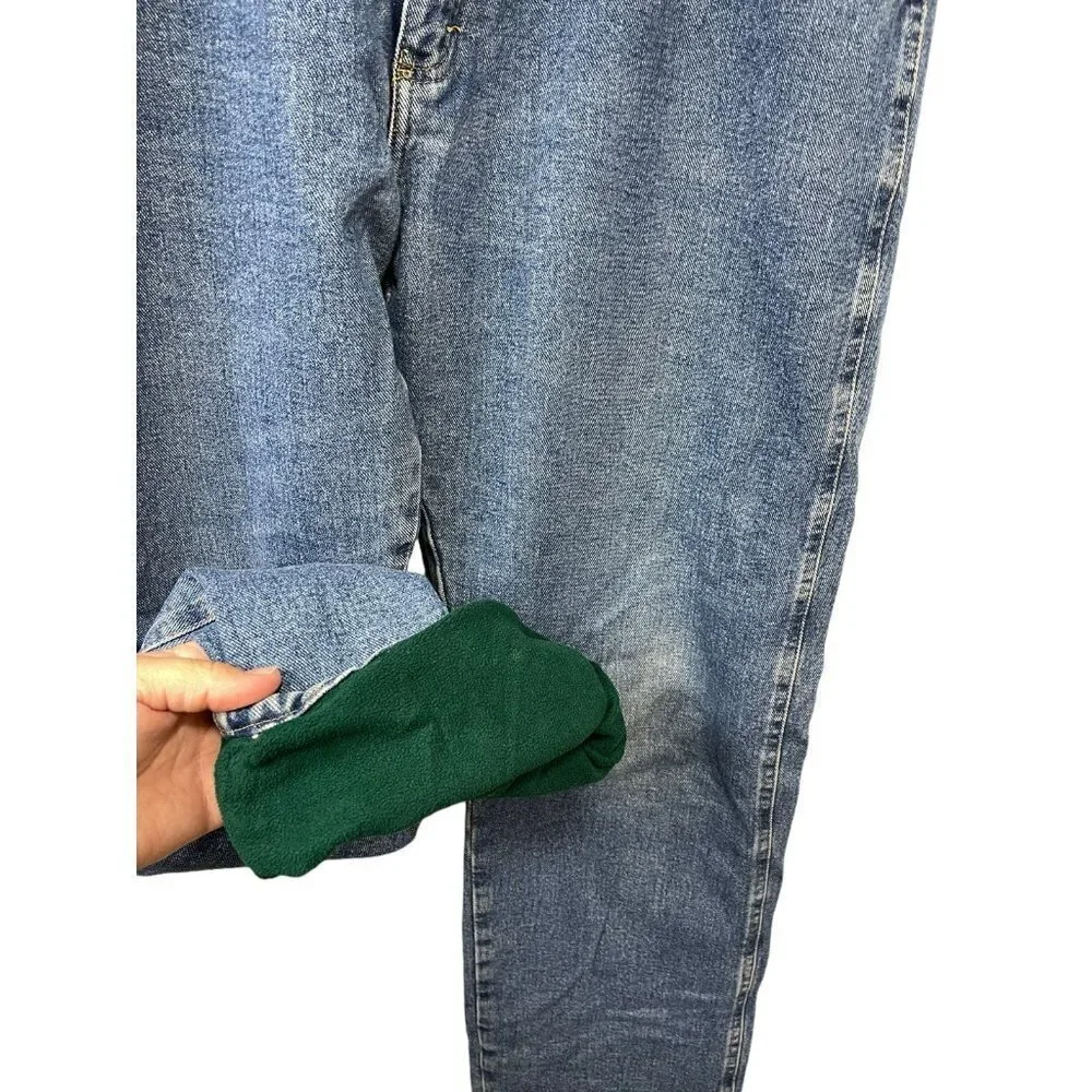 Wrangler Rugged Wear Insulated Fleece Jeans Men’s Size 40x34